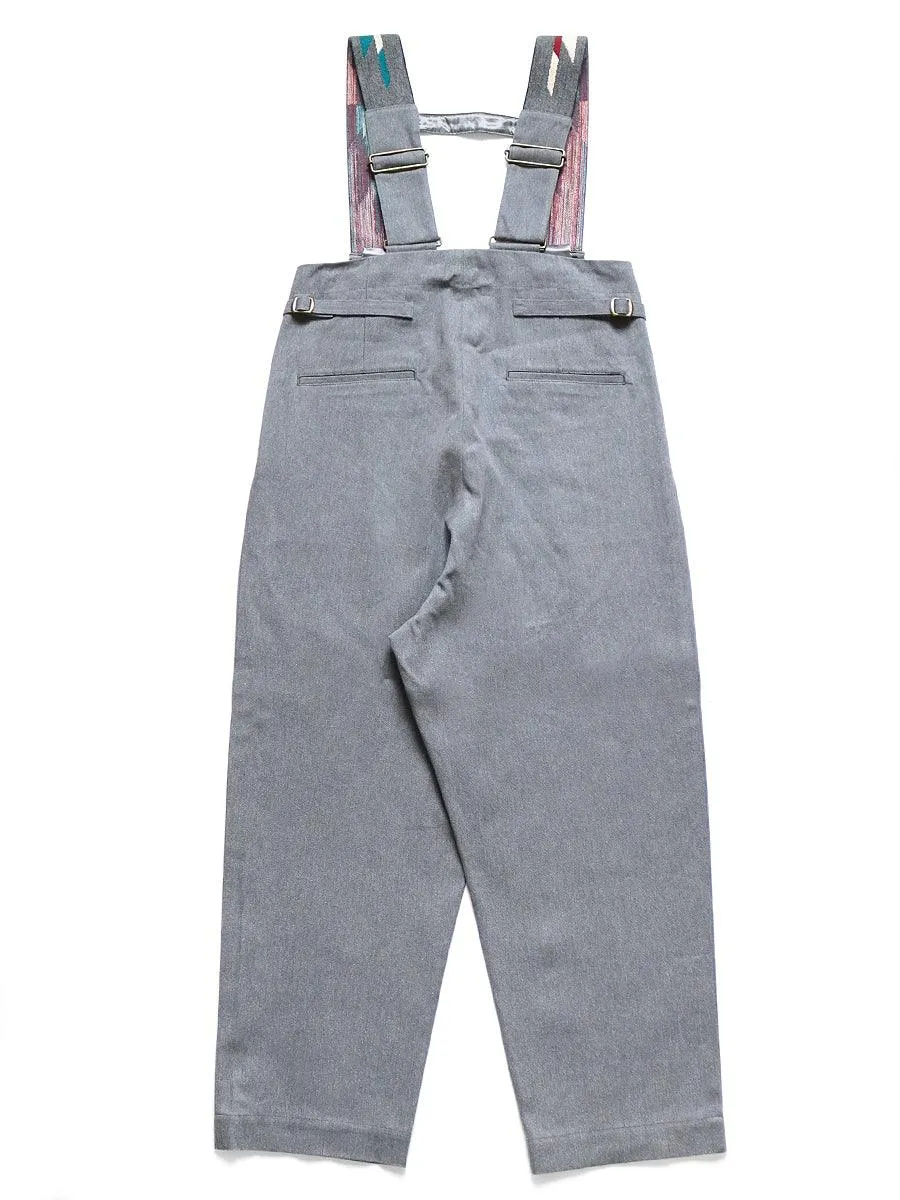 Kapital Heather canvas Ortega overalls pants