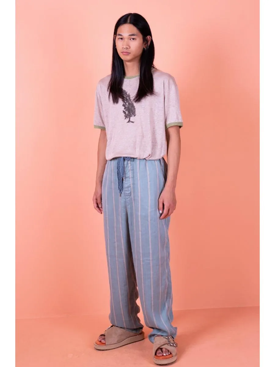 Kapital Linen Phillies Stripe Easy Pants