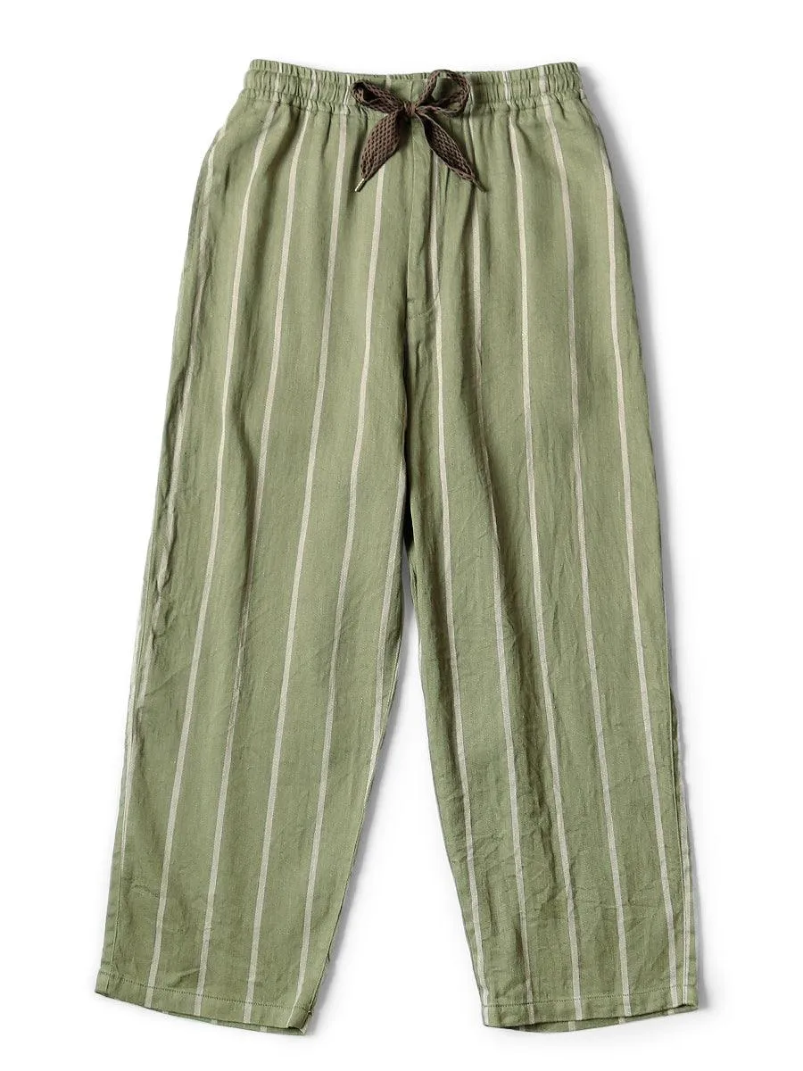 Kapital Linen Phillies Stripe Easy Pants