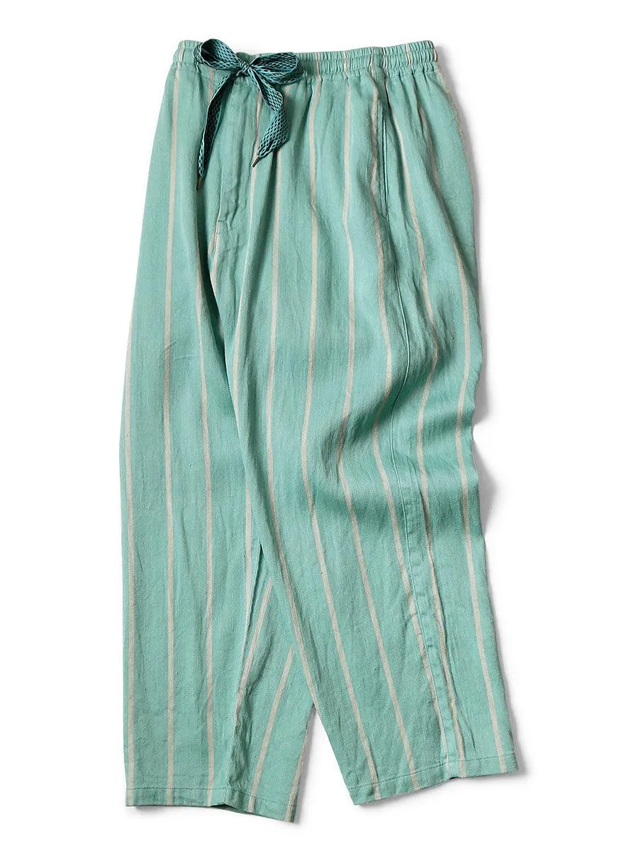 Kapital Linen Phillies Stripe Easy Pants