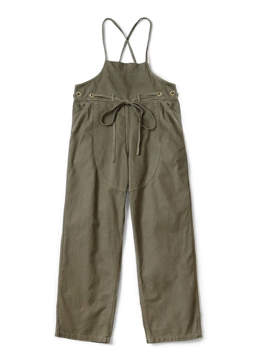 Kapital Thin Canvas Welder Overalls pants