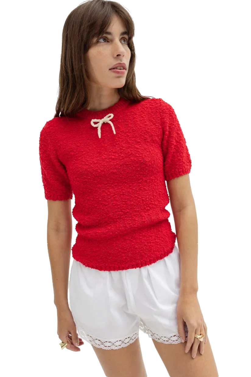 kawai short sleeve sweater