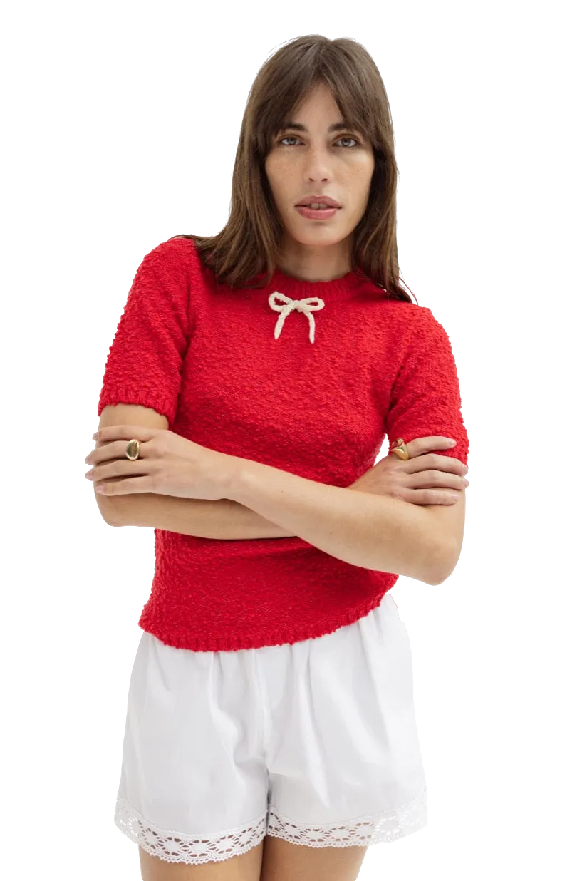 kawai short sleeve sweater