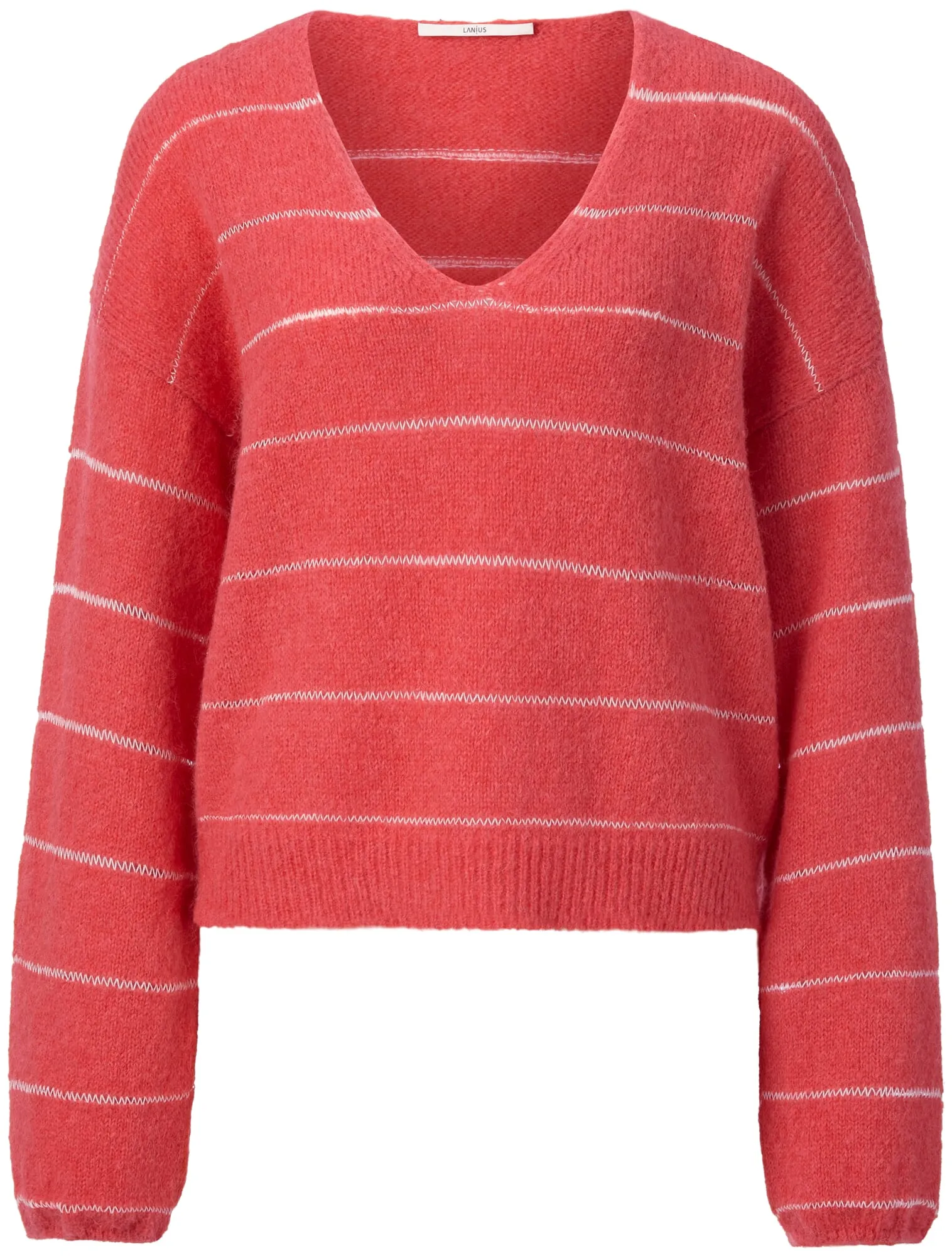 Ladies Knit Sweater, Coral | Manufactum