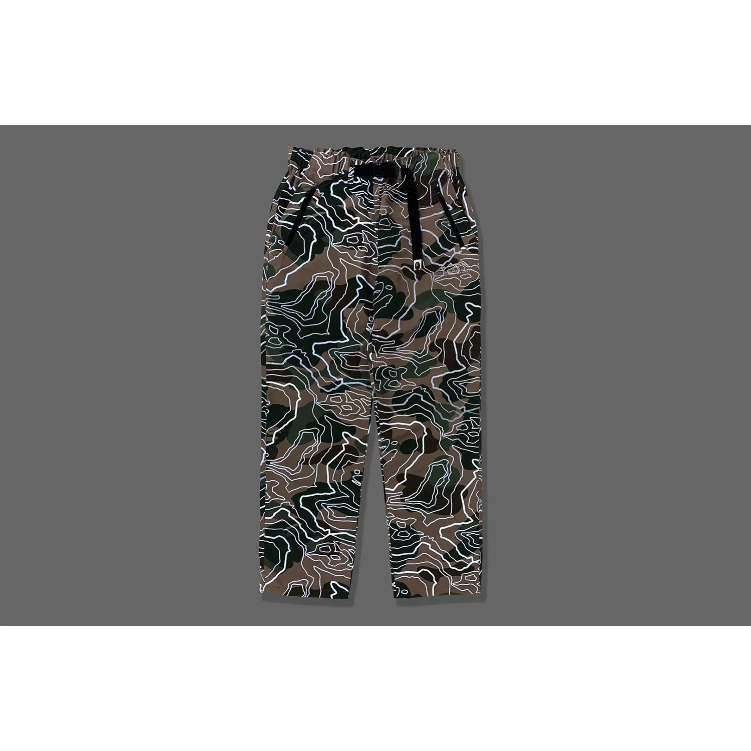 LAYERED LINE CAMO TRACK PANTS MENS