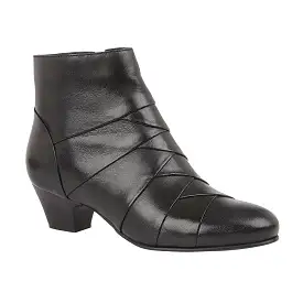 Lotus Tara Black Ankle Boot