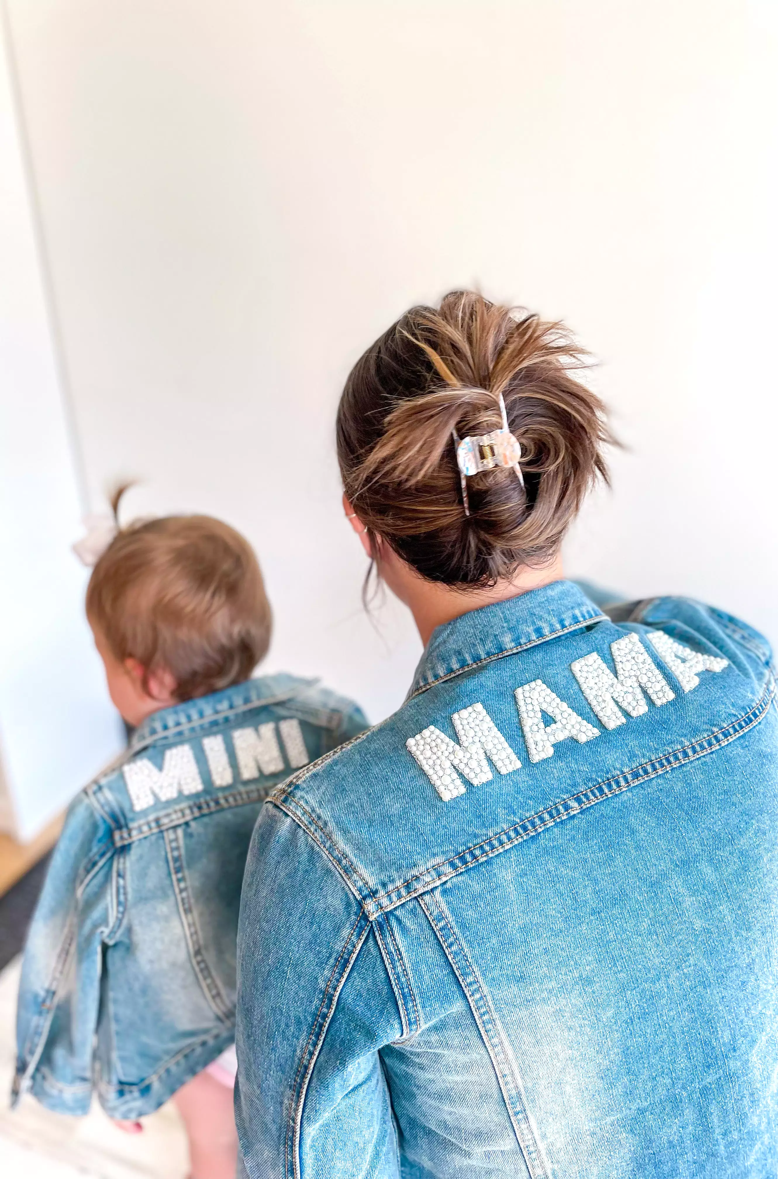 Mama Denim Beaded Jacket