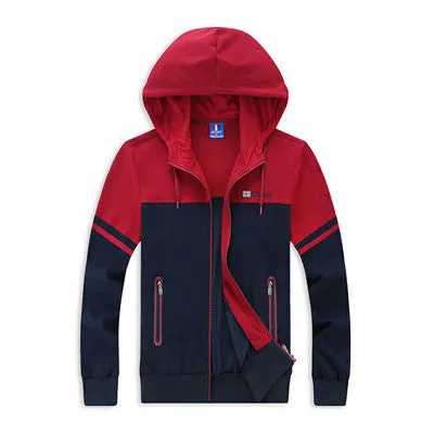 Men Hoodies Men Casual Hooded Men's Sweatshirts Zipper Street Sudaderas Men Plus Size 8XL SM6