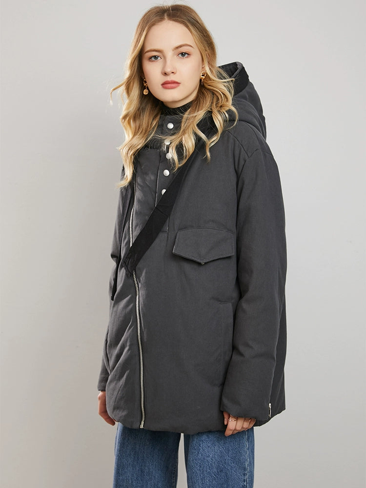 Mid Weight Sustain Cotton coat for women coat Regular Length