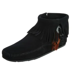 Minnetonka Concho Feather Boot Womens Style : 520