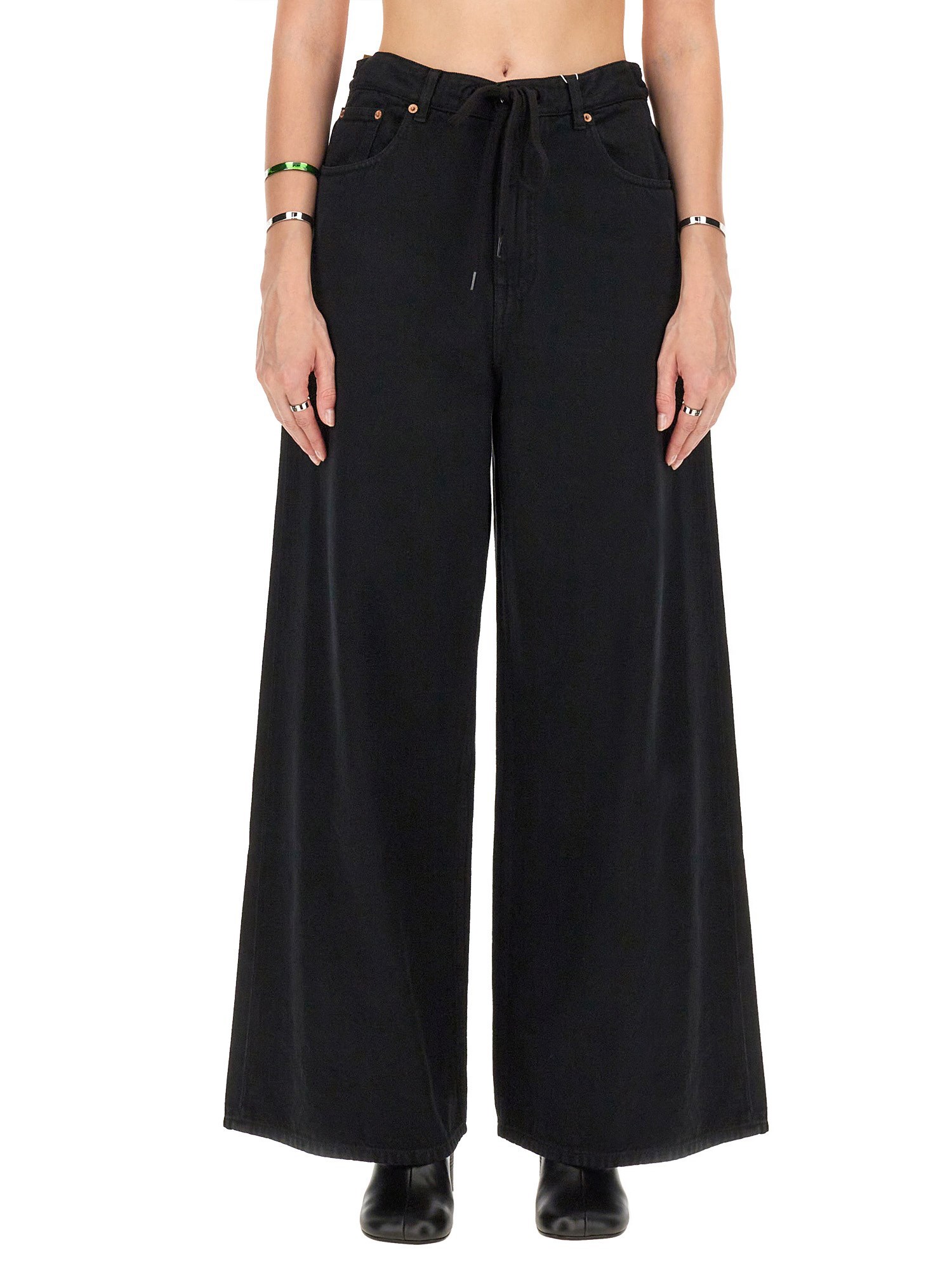 MM6 MAISON MARGIELA    WIDE LEG PANTS