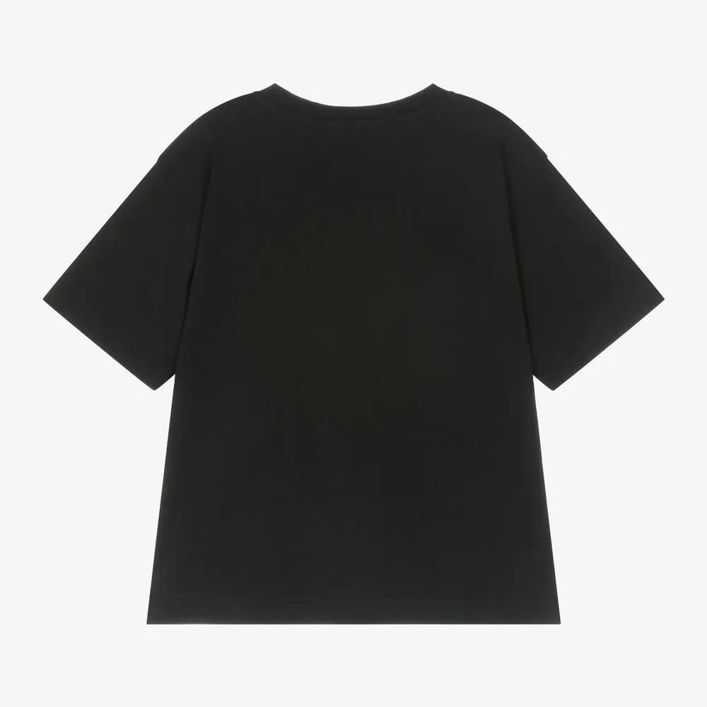 Moschino T-Shirt Logo Mono Black