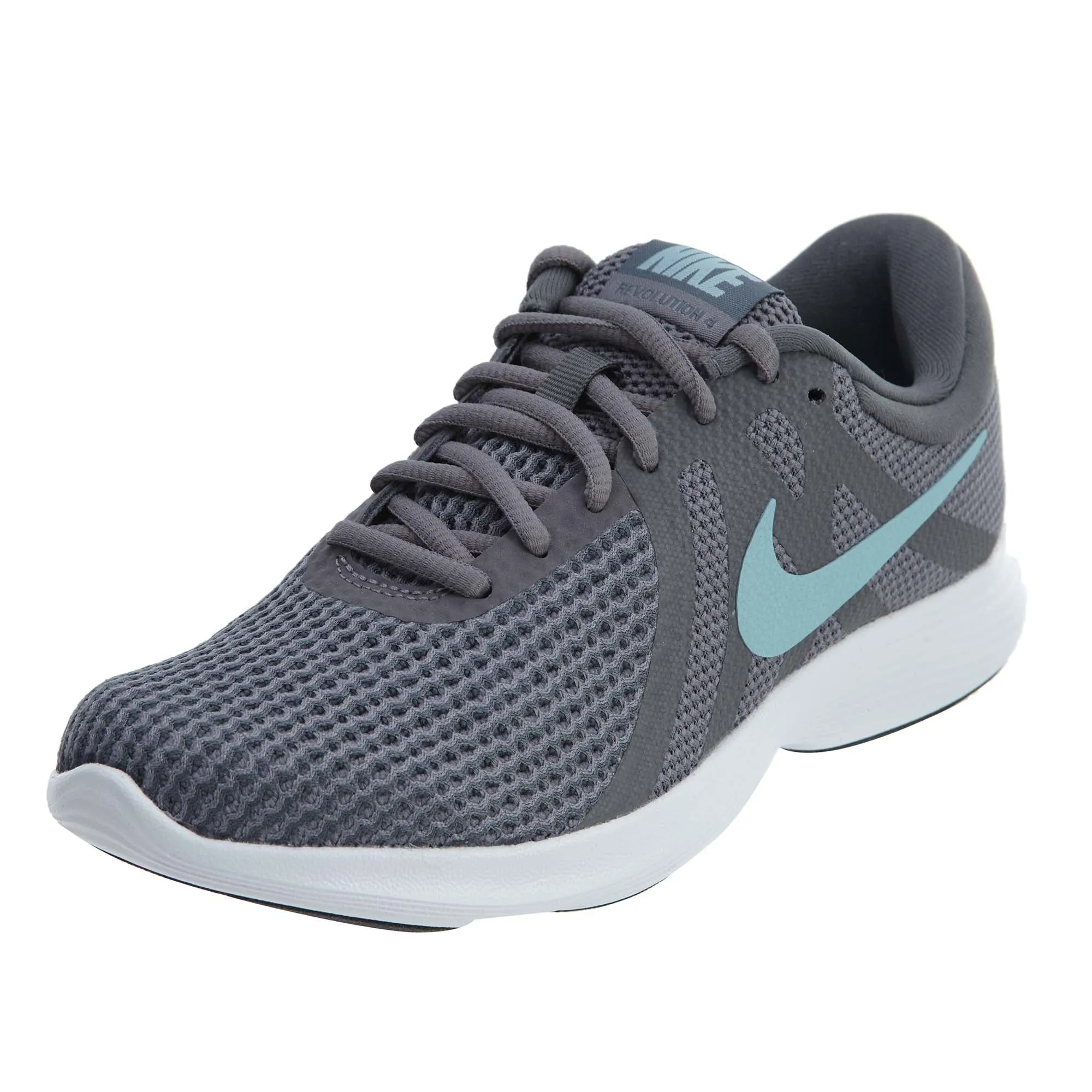 Nike Revolution 4 Black White Grey Mesh Womens Style :908999