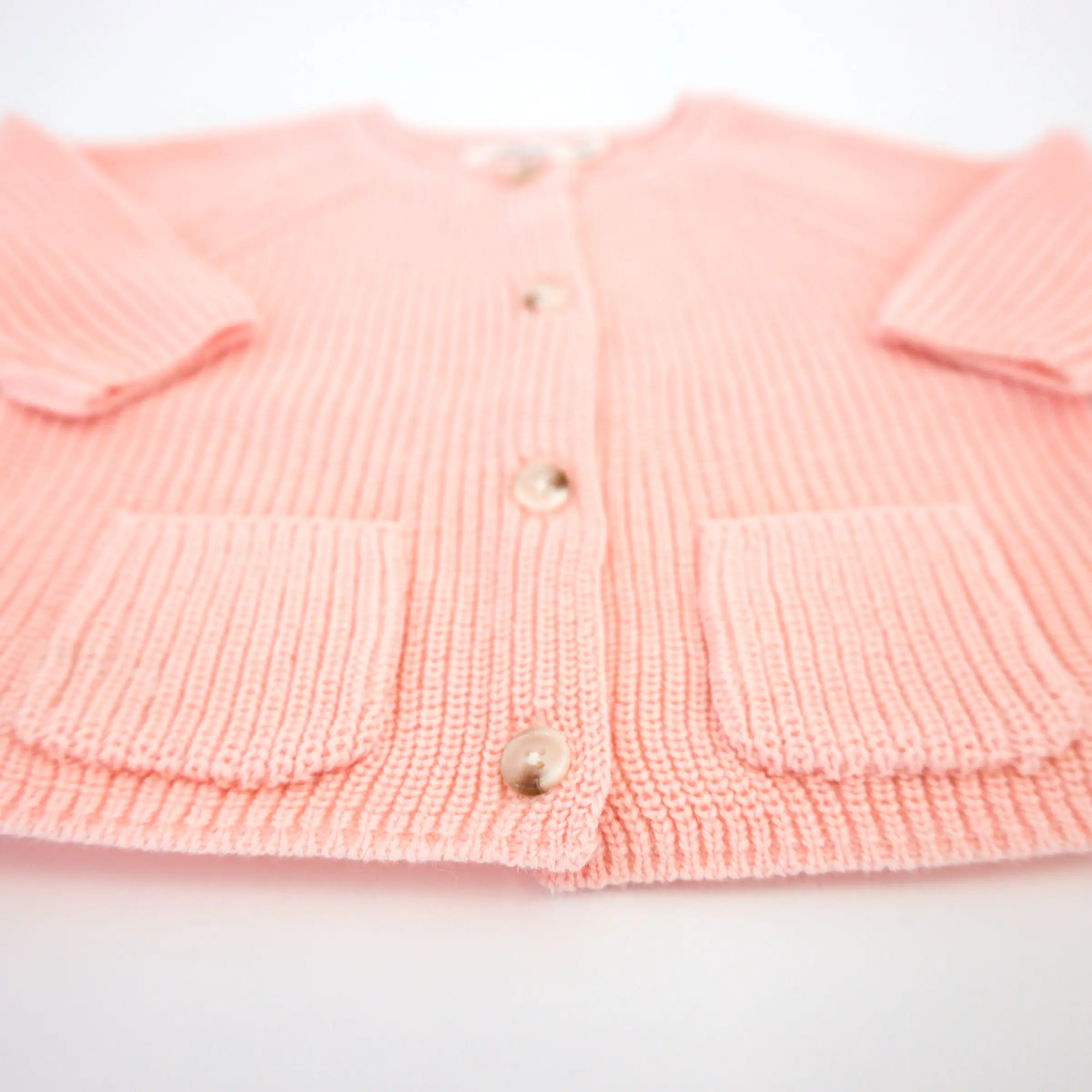 oh baby! Country Club Knitted Cardigan - Pale Pink