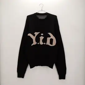 Old English Knit Sweater Black