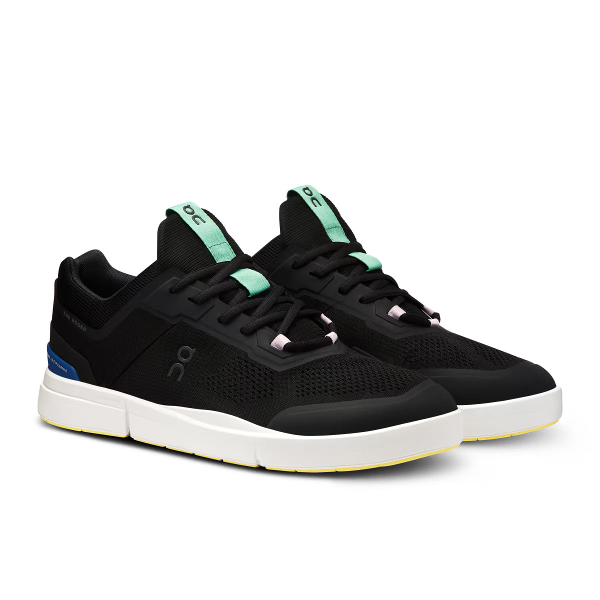 On Running - THE ROGER Spin Trainers in Black/Indigo