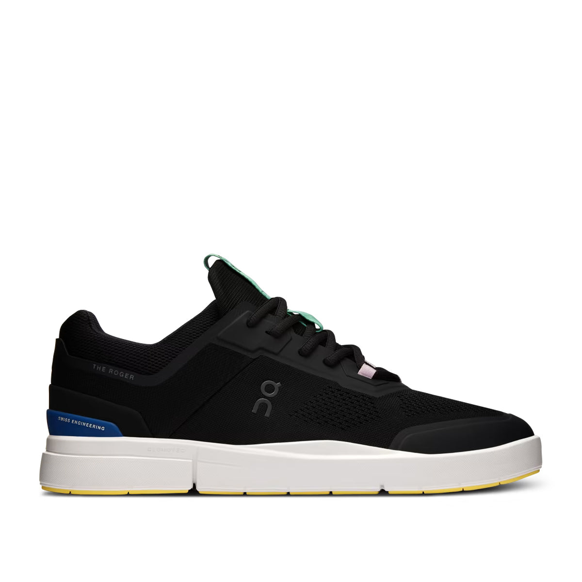 On Running - THE ROGER Spin Trainers in Black/Indigo