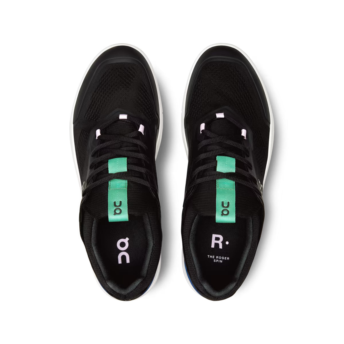 On Running - THE ROGER Spin Trainers in Black/Indigo