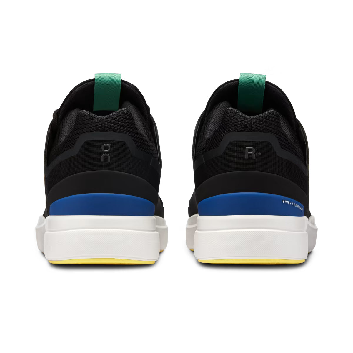 On Running - THE ROGER Spin Trainers in Black/Indigo