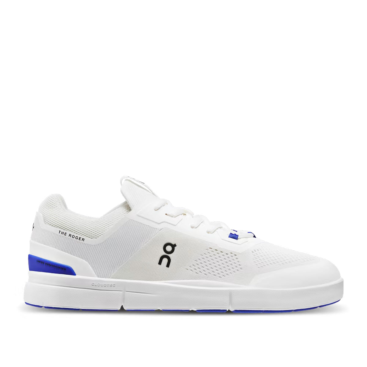 On Running - THE ROGER Spin Trainers in Undyed-White/Indigo