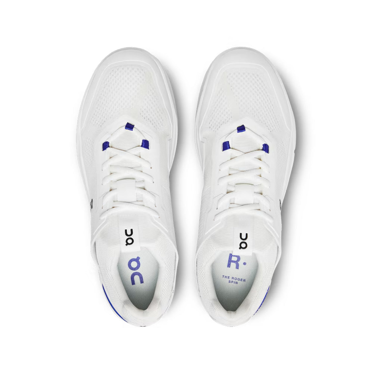 On Running - THE ROGER Spin Trainers in Undyed-White/Indigo