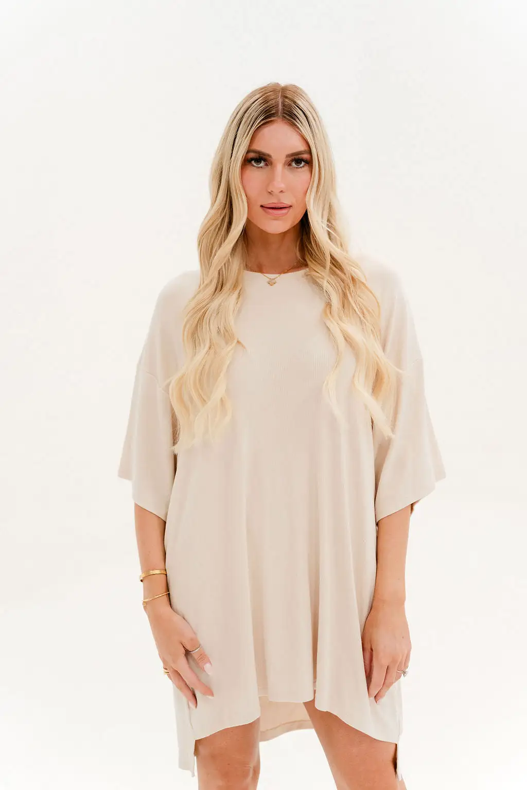 Out Of Pocket Dress Oatmeal