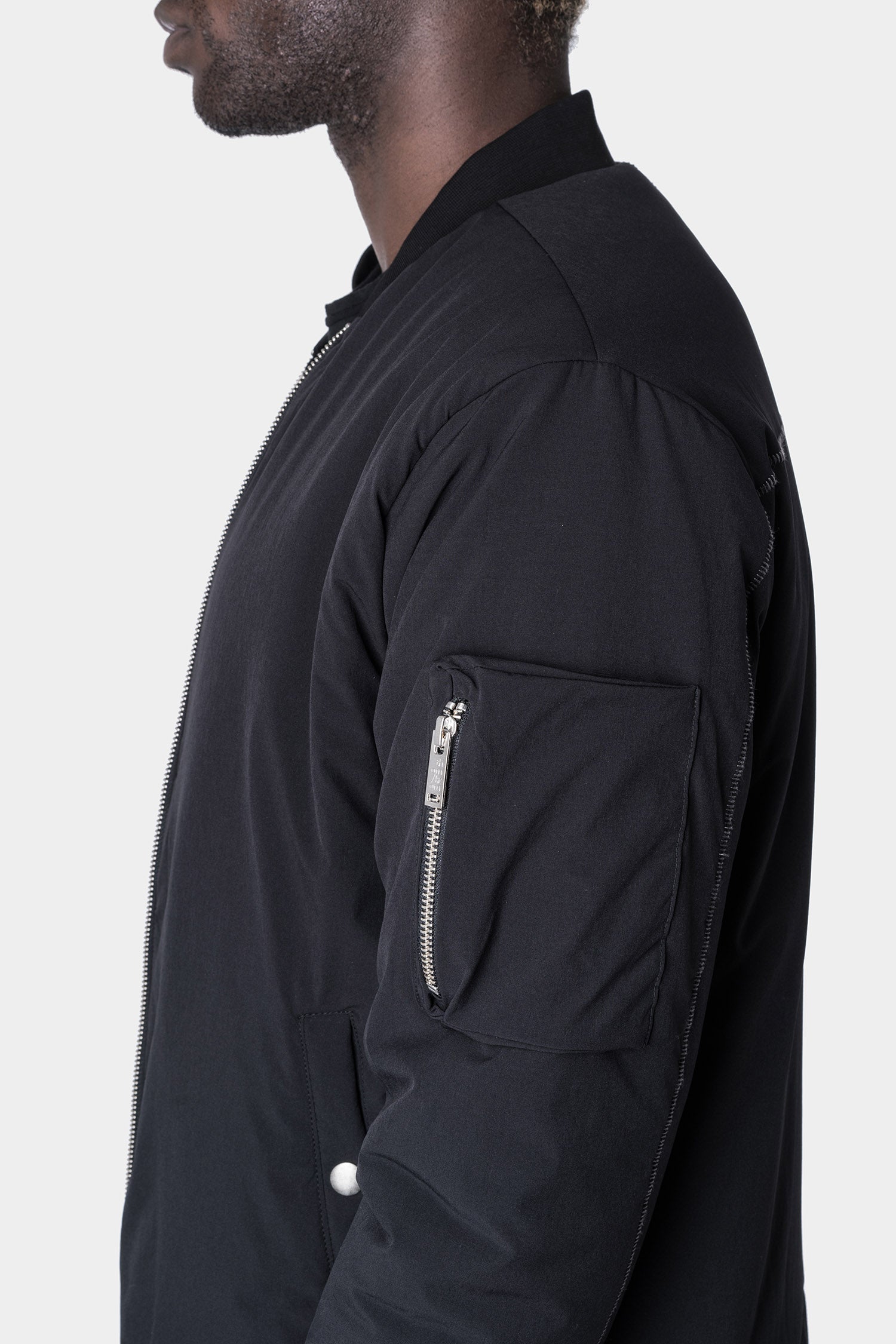 Padded bomber jacket