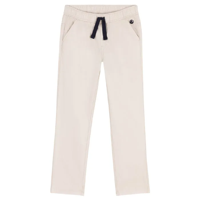 Petit Bateau Child Pants Feta Cream