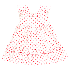 Pink Chicken - Girls Judith Dress - Paper Hearts