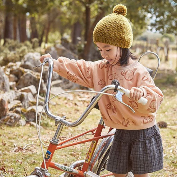 Play Up Fleece Sweater - Bicycle Print