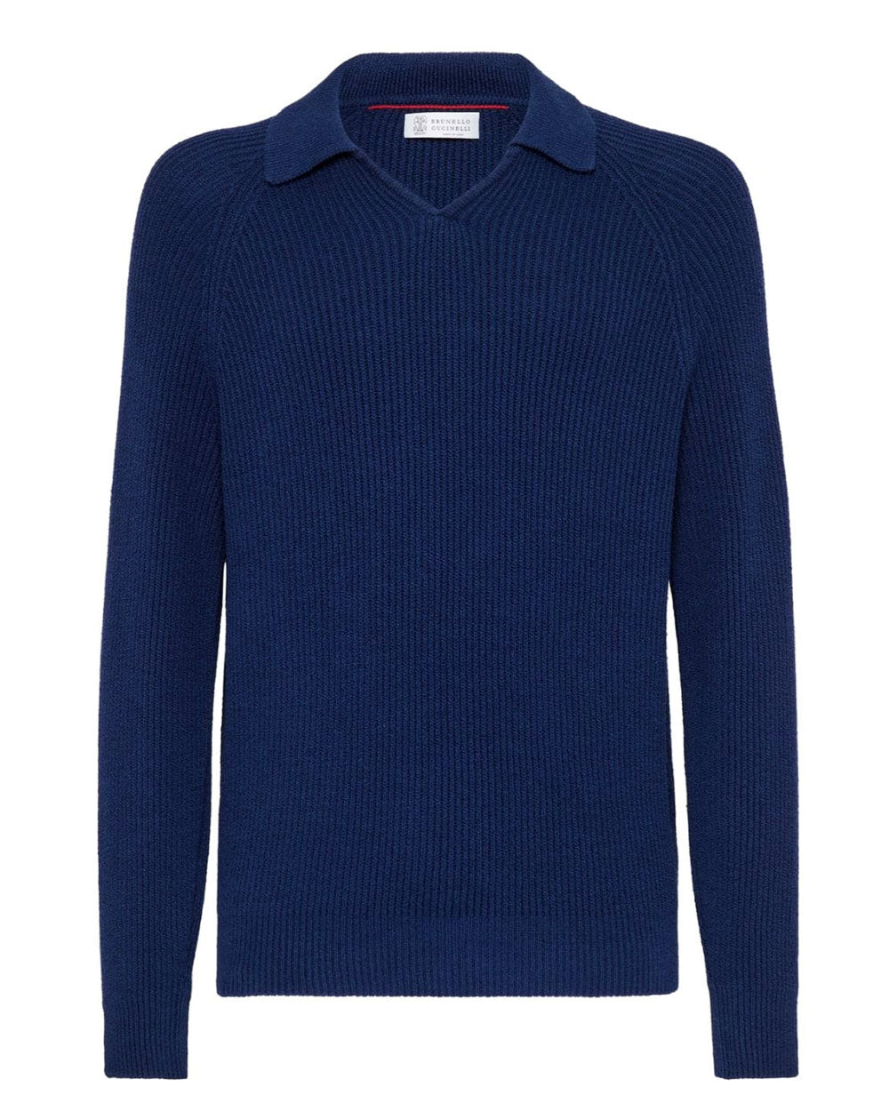 Prussia Blue Polo Sweater