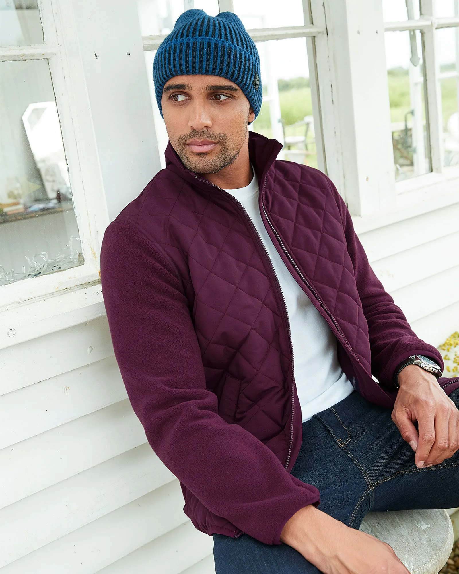 Quilted Fleece Jacket