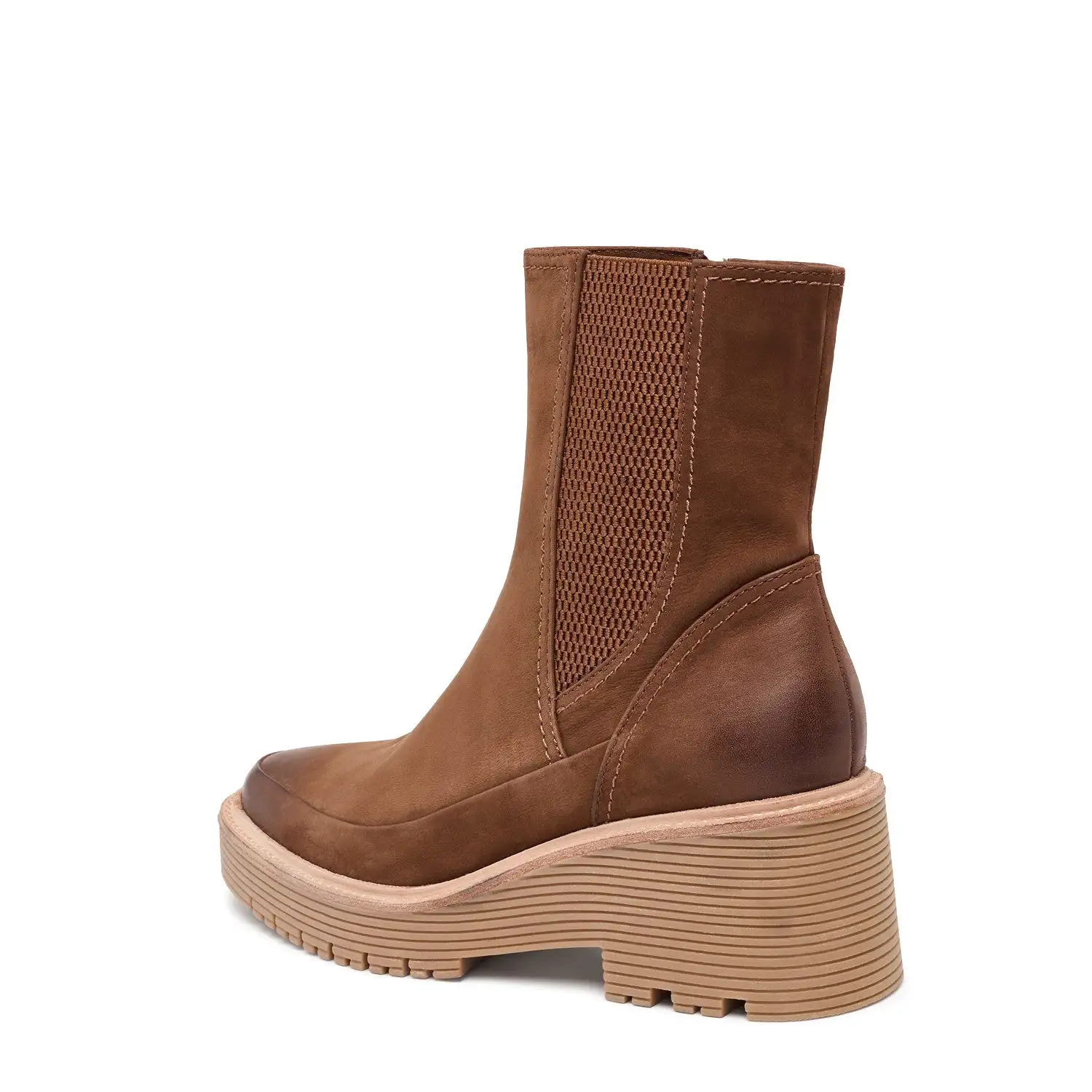 REGARDE LE CIEL Cognac Chelsea Boot