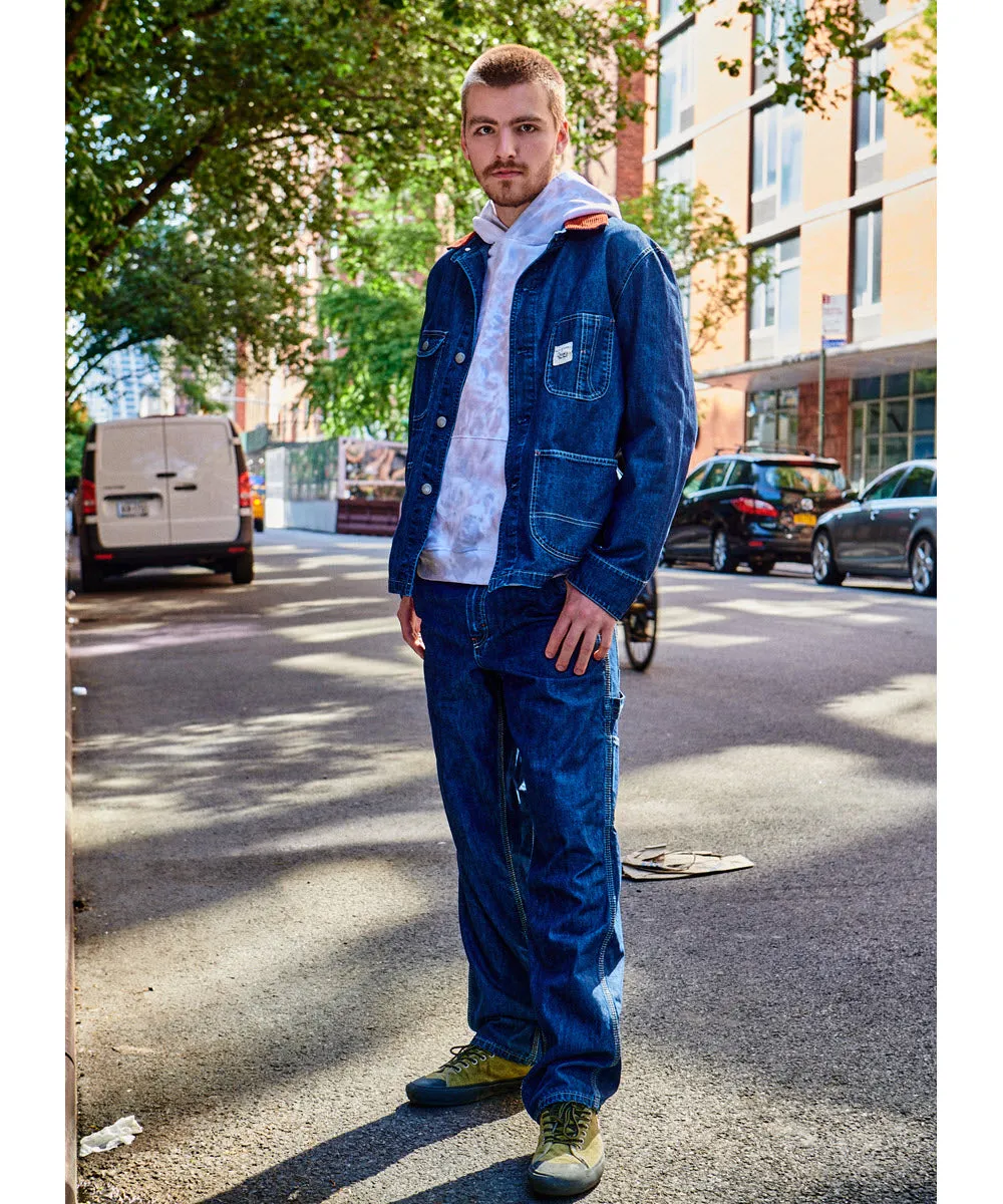 Roy Roger’s X Dave’s New York Collab Work Chore Jacket - Denim Rinse