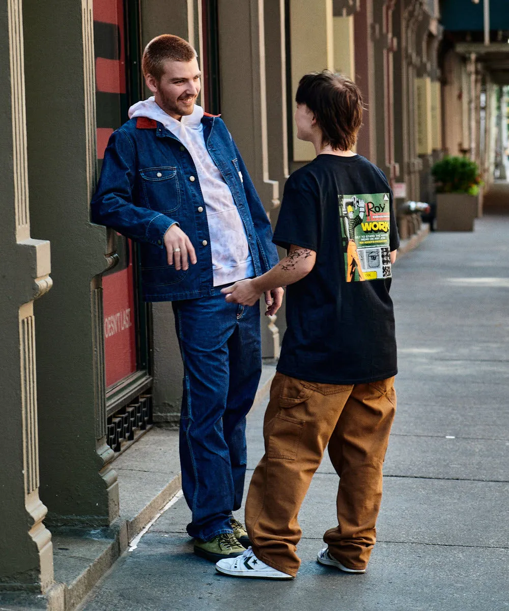 Roy Roger’s X Dave’s New York Collab Work Chore Jacket - Denim Rinse