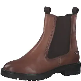 S OLIVER Cognac Chelsea Boot