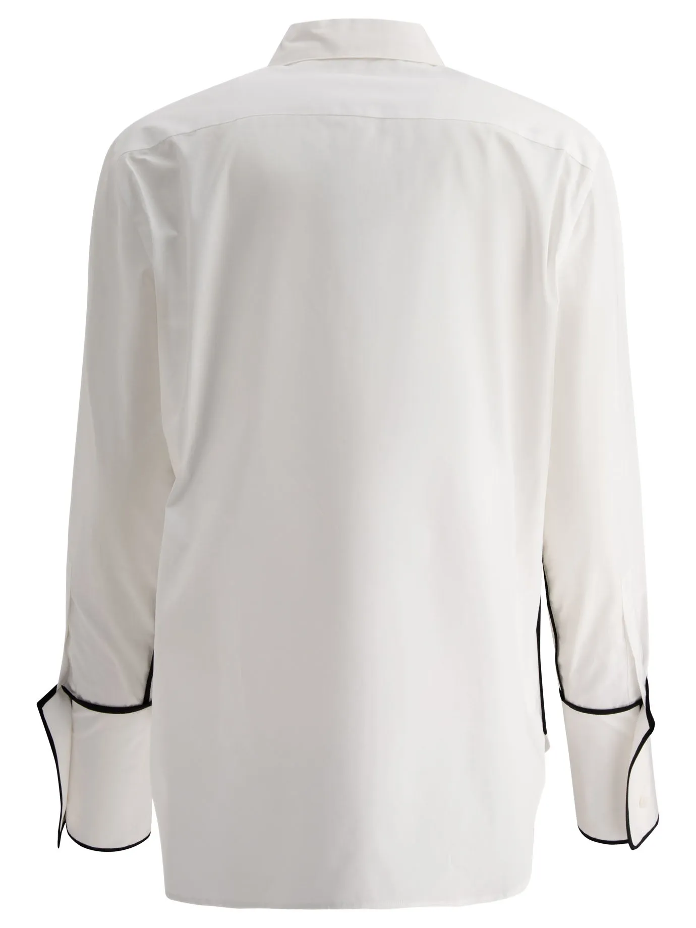 Shirt With Contrasting Profiles Shirts White