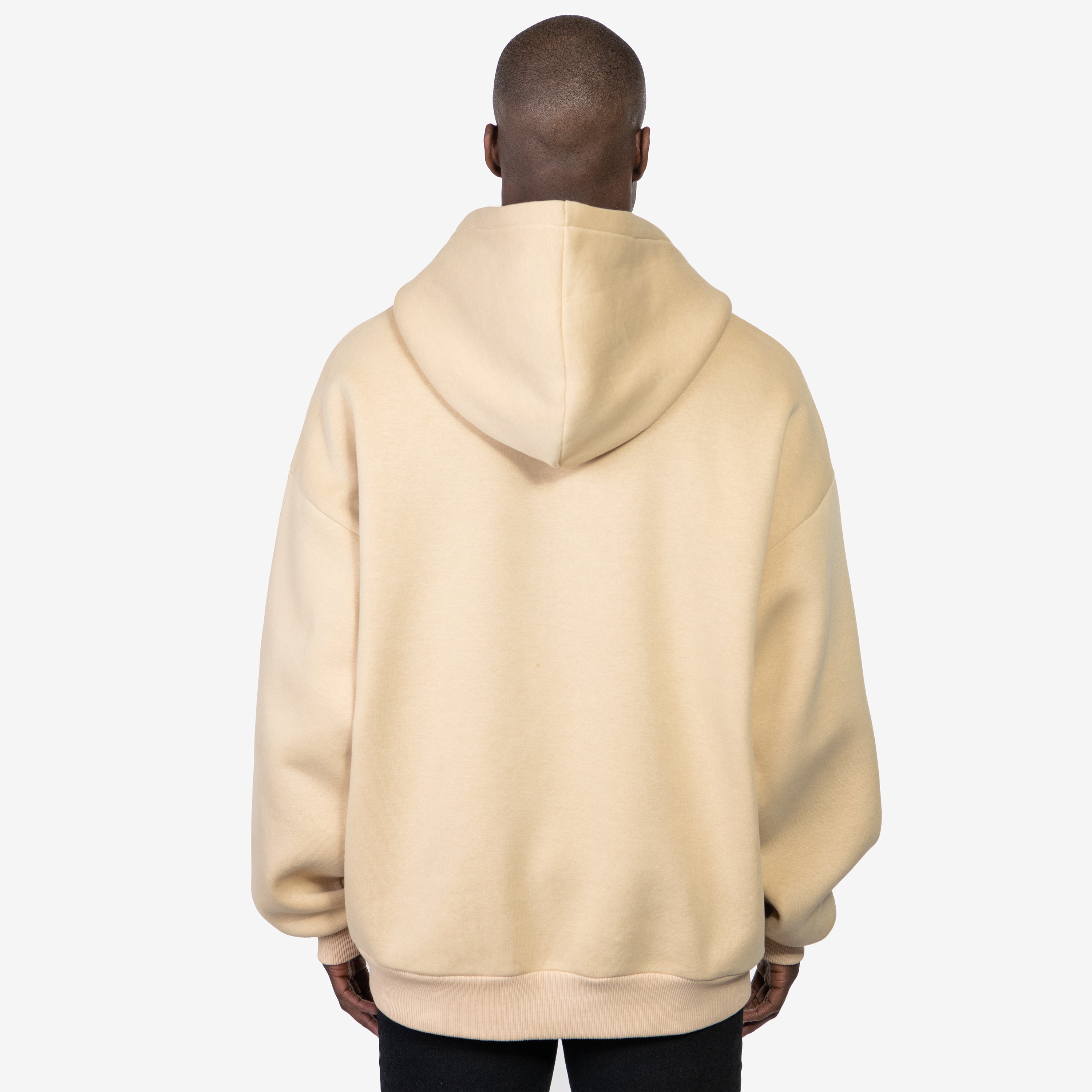 SIDEJEANS ZIP-HOODIE BEIGE