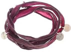 Silk Wrap Bracelet - Bliss, Joy and Self-Love