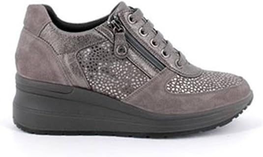 SNEAKERS TACCO INTERNO ENVAL SOFT DONNA SCAMOSCIATO ST. DACIA GRIGIO 2760111