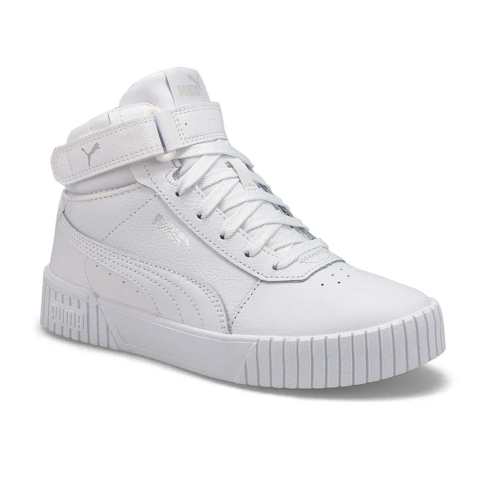 Soft Moc Girls Carina 2.0 Mid Sneaker - White