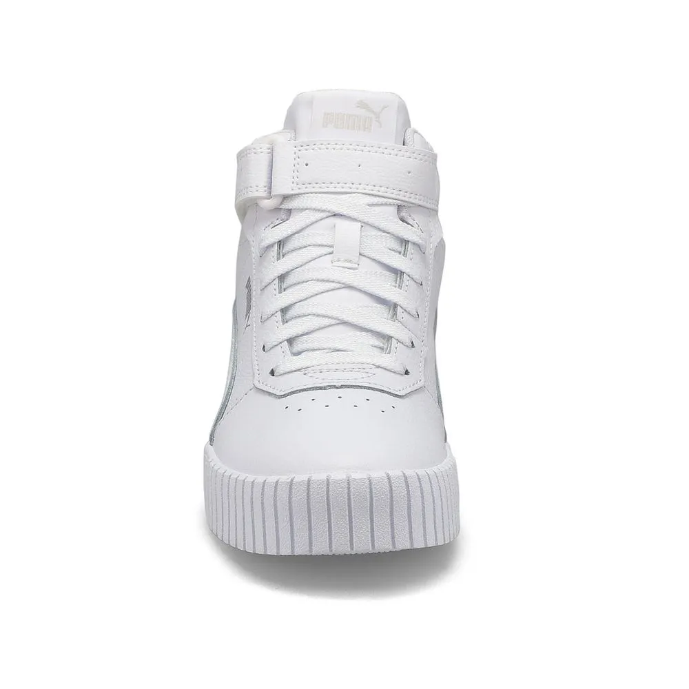 Soft Moc Girls Carina 2.0 Mid Sneaker - White