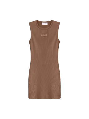 Soho Mini Dress -Brown