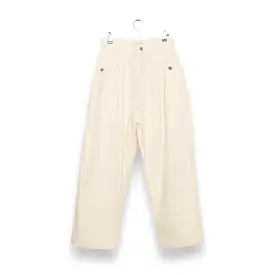 Standardtypes Naval Button Pants offwhite herringbone ST048