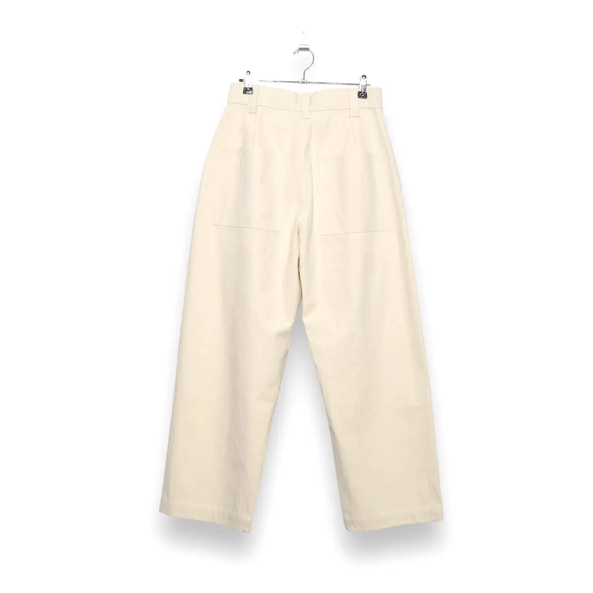 Standardtypes Naval Button Pants offwhite herringbone ST048