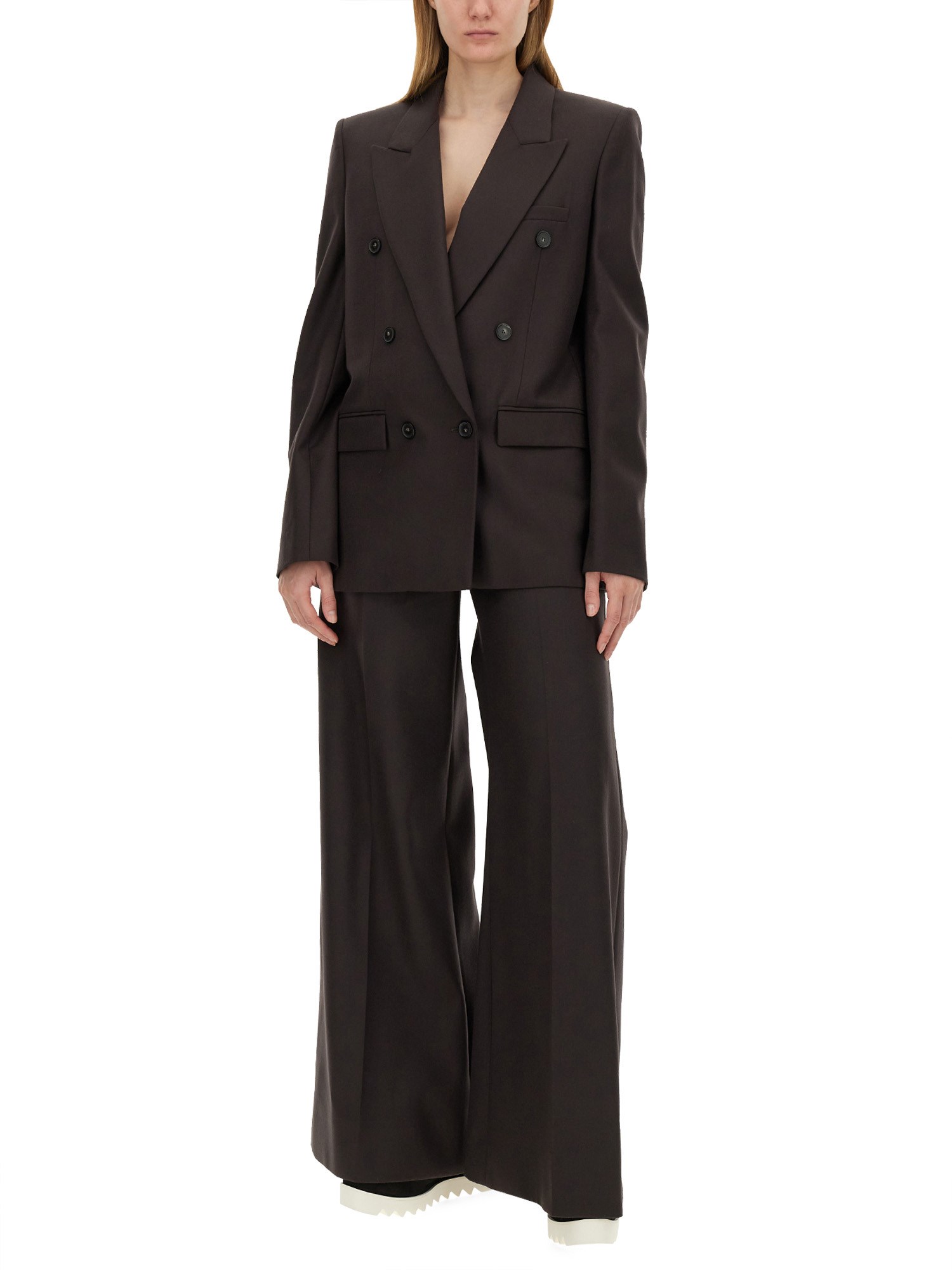 STELLA McCARTNEY    SUSTAINABLE WOOL FLARED PANTS