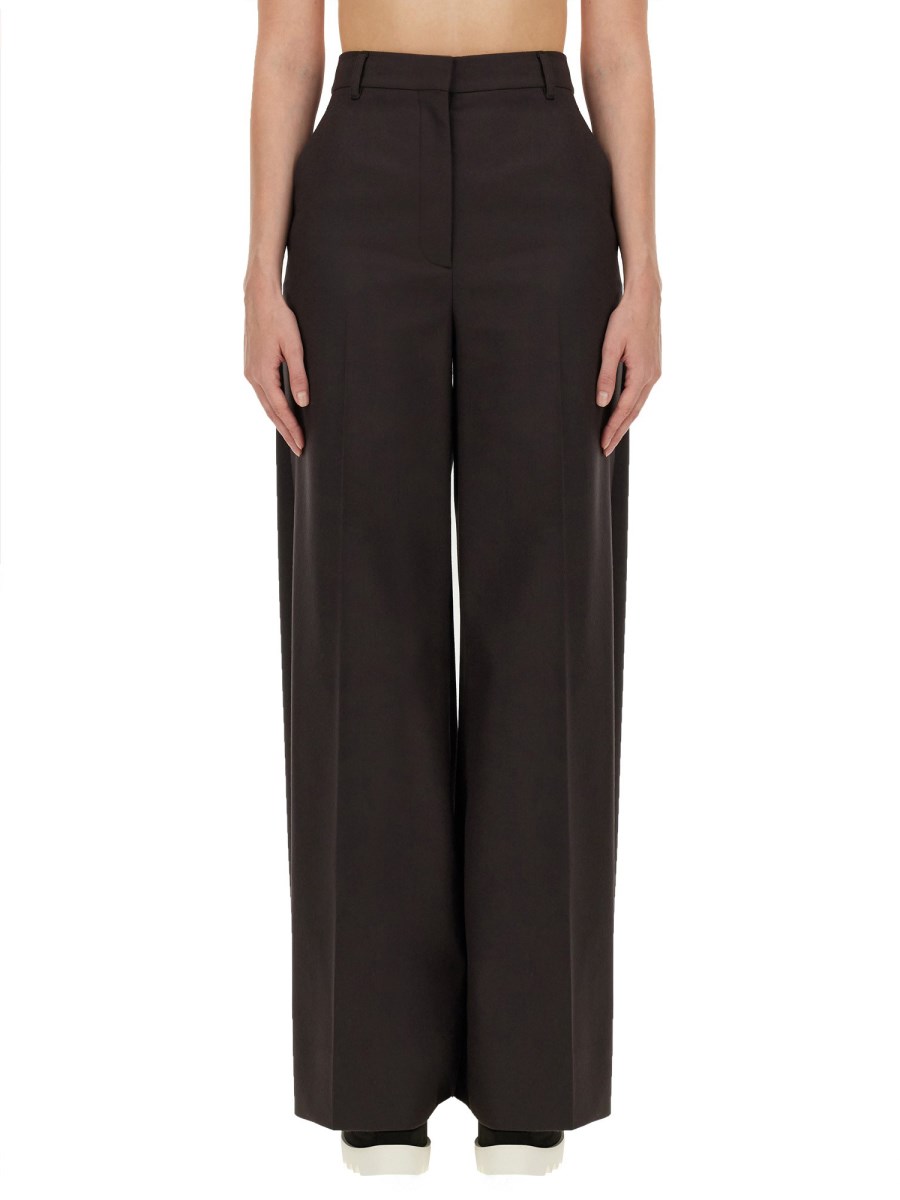 STELLA McCARTNEY    SUSTAINABLE WOOL FLARED PANTS