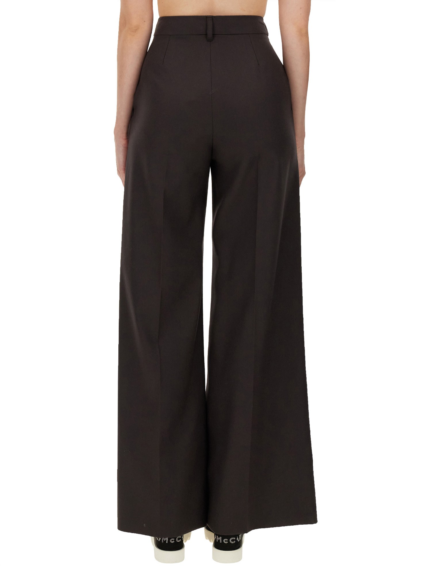 STELLA McCARTNEY    SUSTAINABLE WOOL FLARED PANTS