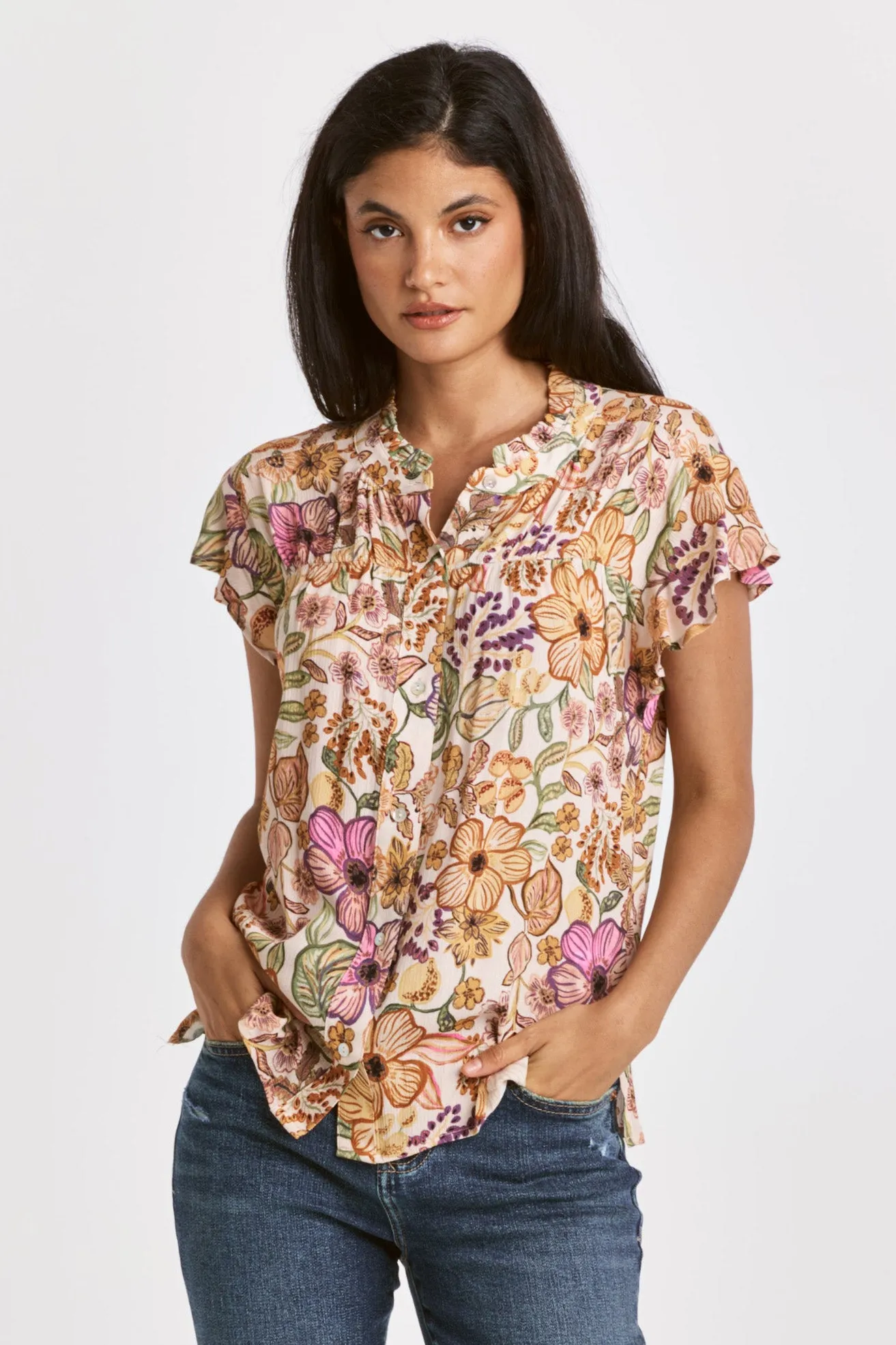 Stephany Short Sleeve Top