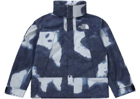 Supreme The North Face Bleached Denim Print Mountain Jacket Indigo